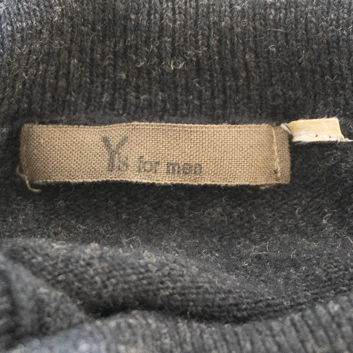 Y's for Men Wool Turtleneck Knit Sweater Size M