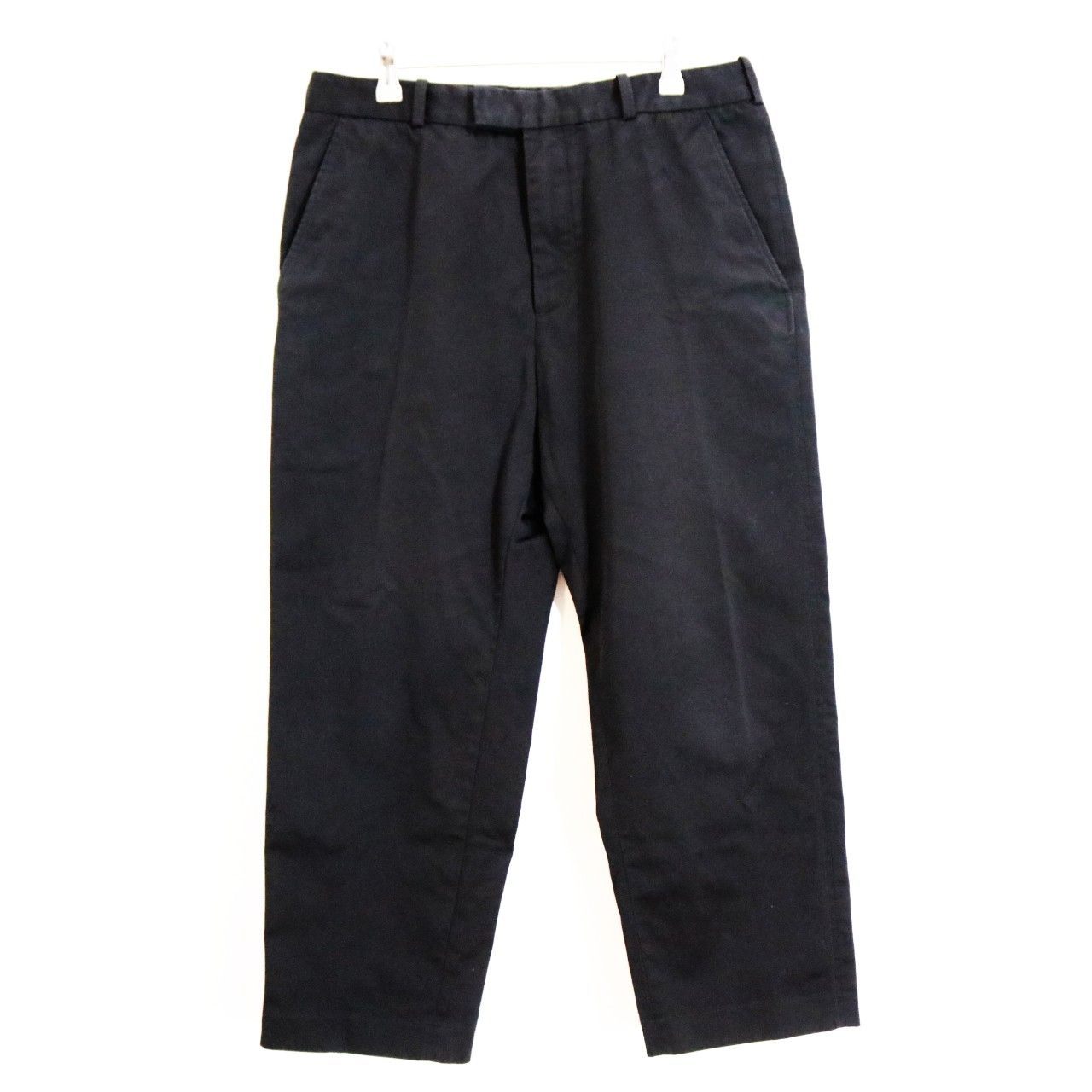 OAMC Cotton Wide Tapered Slacks Black Size 31