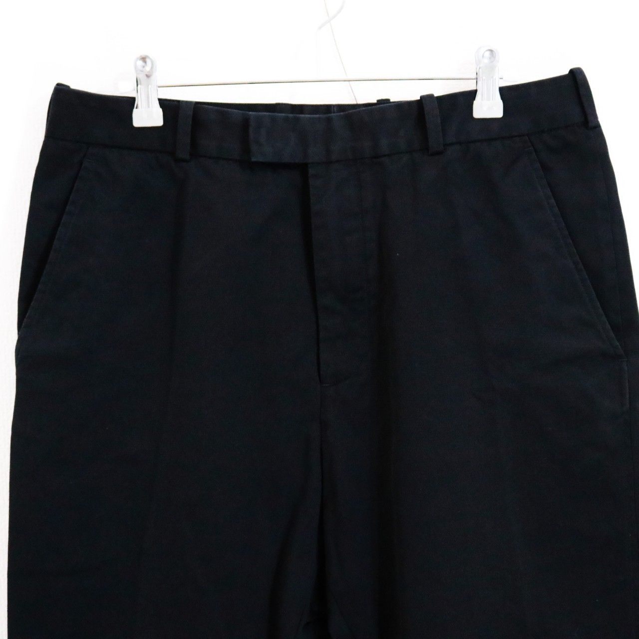 OAMC Cotton Wide Tapered Slacks Black Size 31