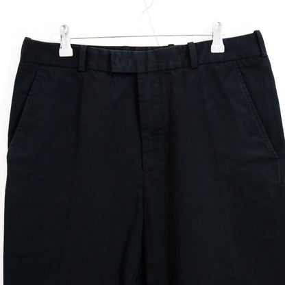 OAMC Cotton Wide Tapered Slacks Black Size 31