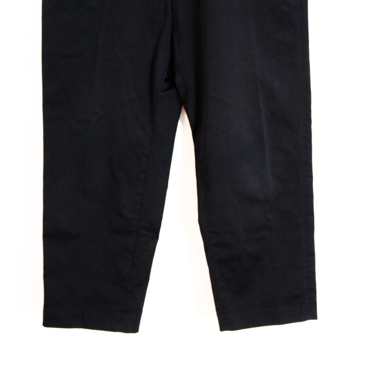 OAMC Cotton Wide Tapered Slacks Black Size 31