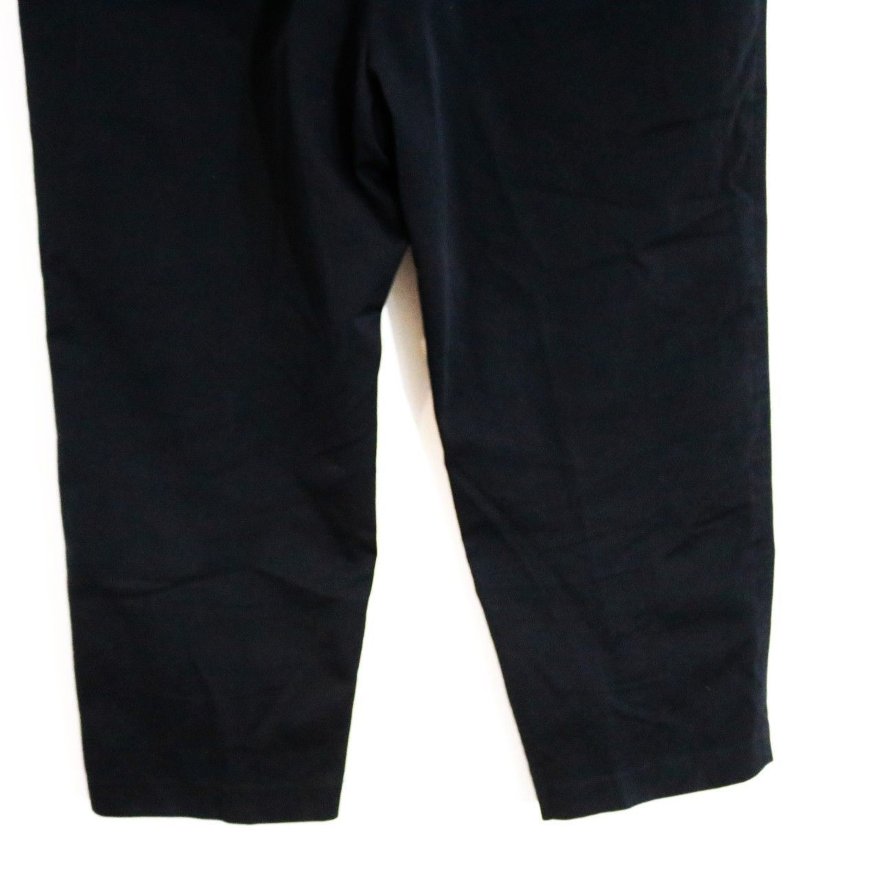 OAMC Cotton Wide Tapered Slacks Black Size 31