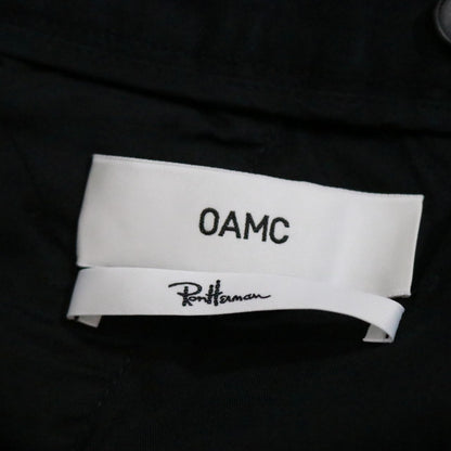 OAMC Cotton Wide Tapered Slacks Black Size 31