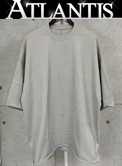 RICK OWENS Tommy Cotton SS Tee Pearl Size OS