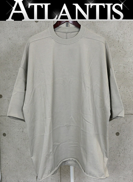 RICK OWENS Tommy Cotton SS Tee Pearl Size OS