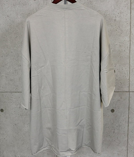 RICK OWENS Tommy Cotton SS Tee Pearl Size OS