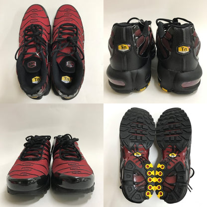 NIKE Air Max Plus 'Tough Red Black' Sneakers Size 29