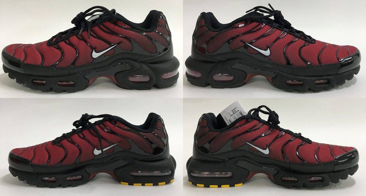 NIKE Air Max Plus 'Tough Red Black' Sneakers Size 29
