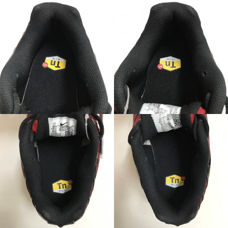 NIKE Air Max Plus 'Tough Red Black' Sneakers Size 29