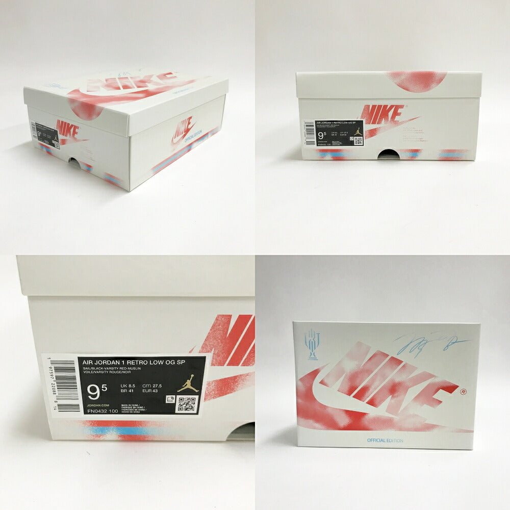 NIKE x TROPHY ROOM Air Jordan 1 Low Sneakers Multi Size 9.5