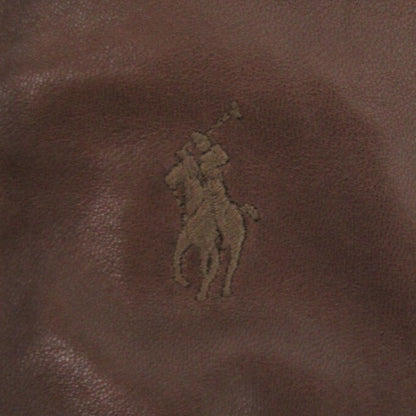 POLO RALPH LAUREN Lamb Leather Swing Jacket Brown Size XL