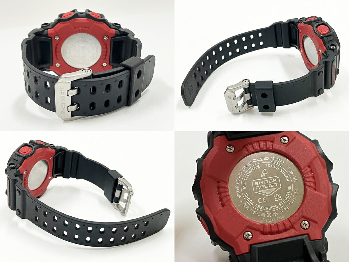 CASIO G-SHOCK GXW-56-1AJF Black/Red Watch