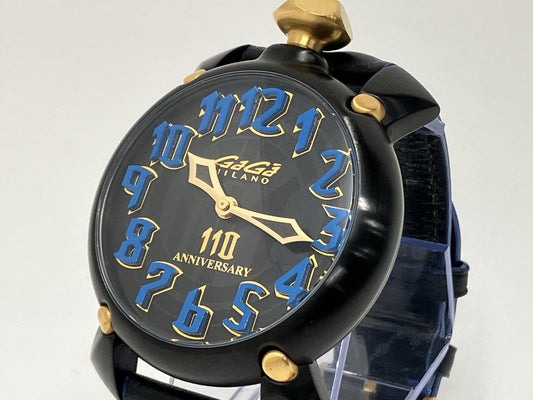 GaGa MILANO Manuele 46 Inter 110th Anniv. Limited Watch