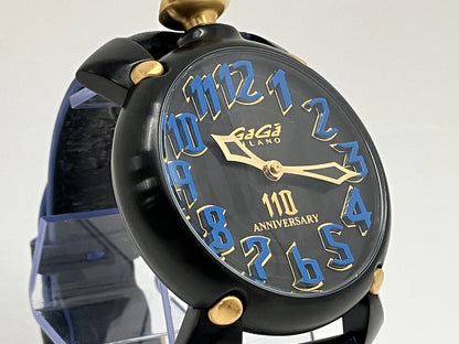 GaGa MILANO Manuele 46 Inter 110th Anniv. Limited Watch