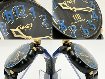 GaGa MILANO Manuele 46 Inter 110th Anniv. Limited Watch