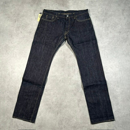 UNION BROS. UB1005 Selvedge Tapered Jeans Blue Size W38