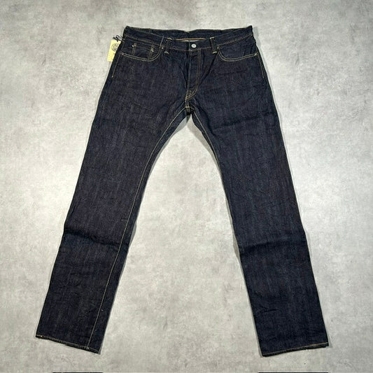 UNION BROS. UB1005 Selvedge Tapered Jeans Blue Size W38