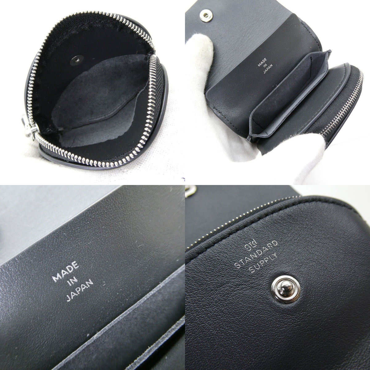 STANDARD SUPPLY PAL Leather Wallet Black