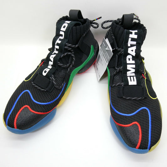 Adidas CRAZY BYW LVL X PW Pharrell Black Sneakers Size 30.5