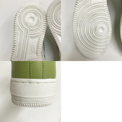NIKE Air Force 1 '07 White Green Apple Sneakers Size 8