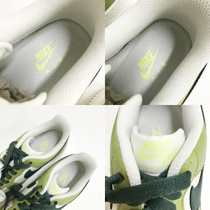 NIKE Air Force 1 '07 White Green Apple Sneakers Size 8