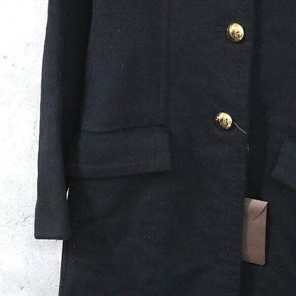 Louis Vuitton Navy Cashmere Blend Long Coat Size XS