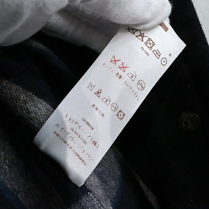 Louis Vuitton Navy Cashmere Blend Long Coat Size XS