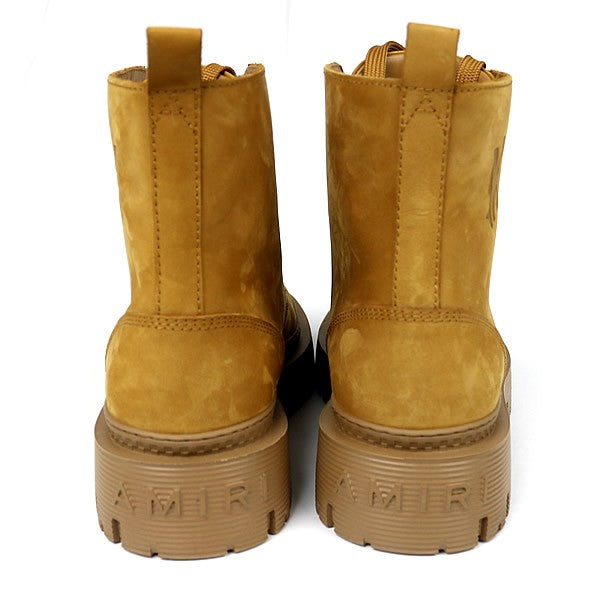 AMIRI MA Logo Suede Boots Brown Size EU 43