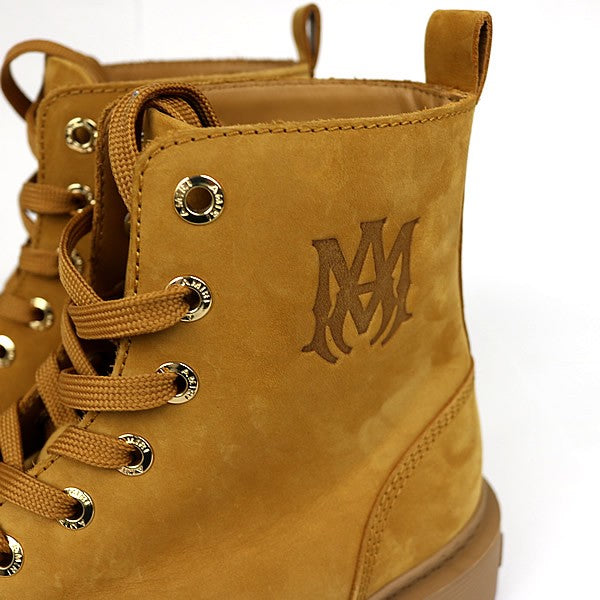 AMIRI MA Logo Suede Boots Brown Size EU 43