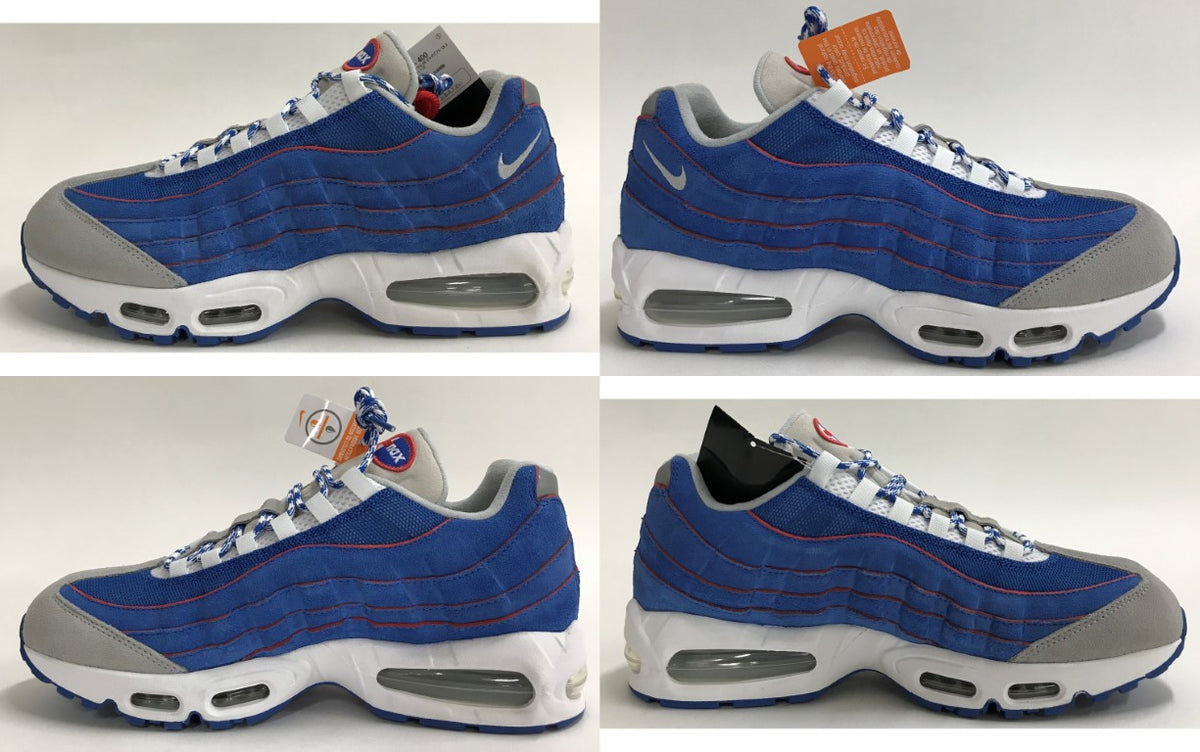 NIKE Air Max 95 Big Bubble QS2 Blue/Grey Sneakers Size 29