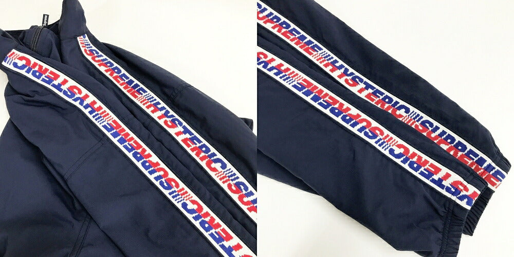 Supreme x HYSTERIC GLAMOUR Track Jacket Navy Size XL