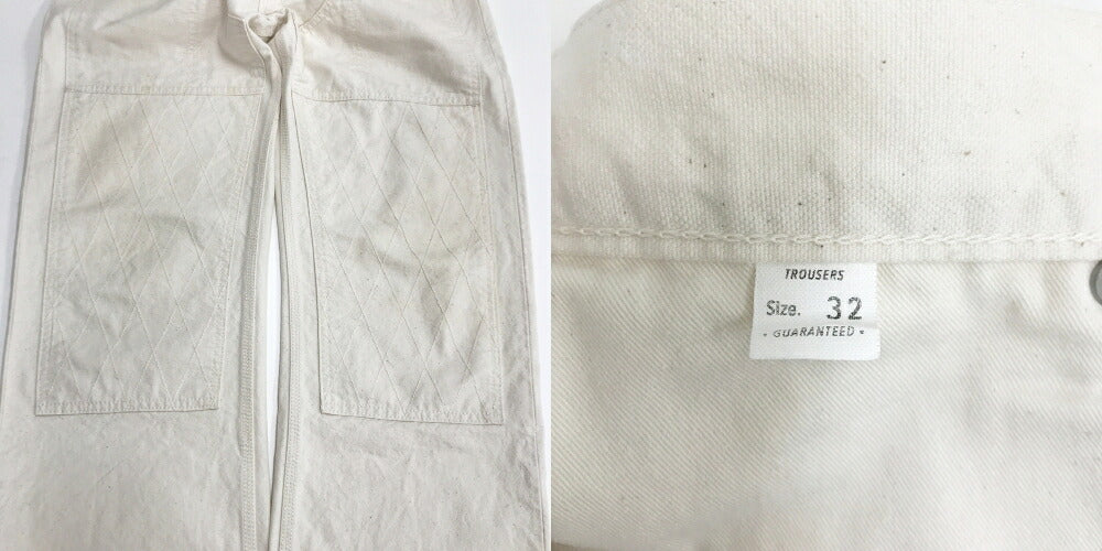 TROPHY CLOTHING Double Knee Duck Pants Natural Size 32