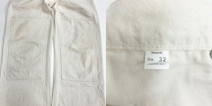 TROPHY CLOTHING Double Knee Duck Pants Natural Size 32