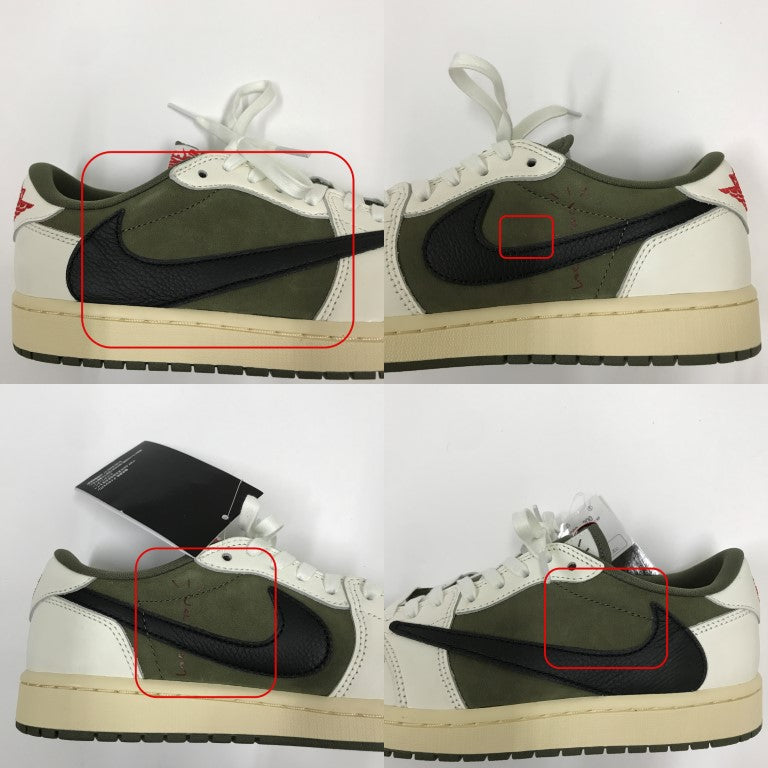 AIR JORDAN Travis Scott 1 Low OG Sneakers Black Size 27