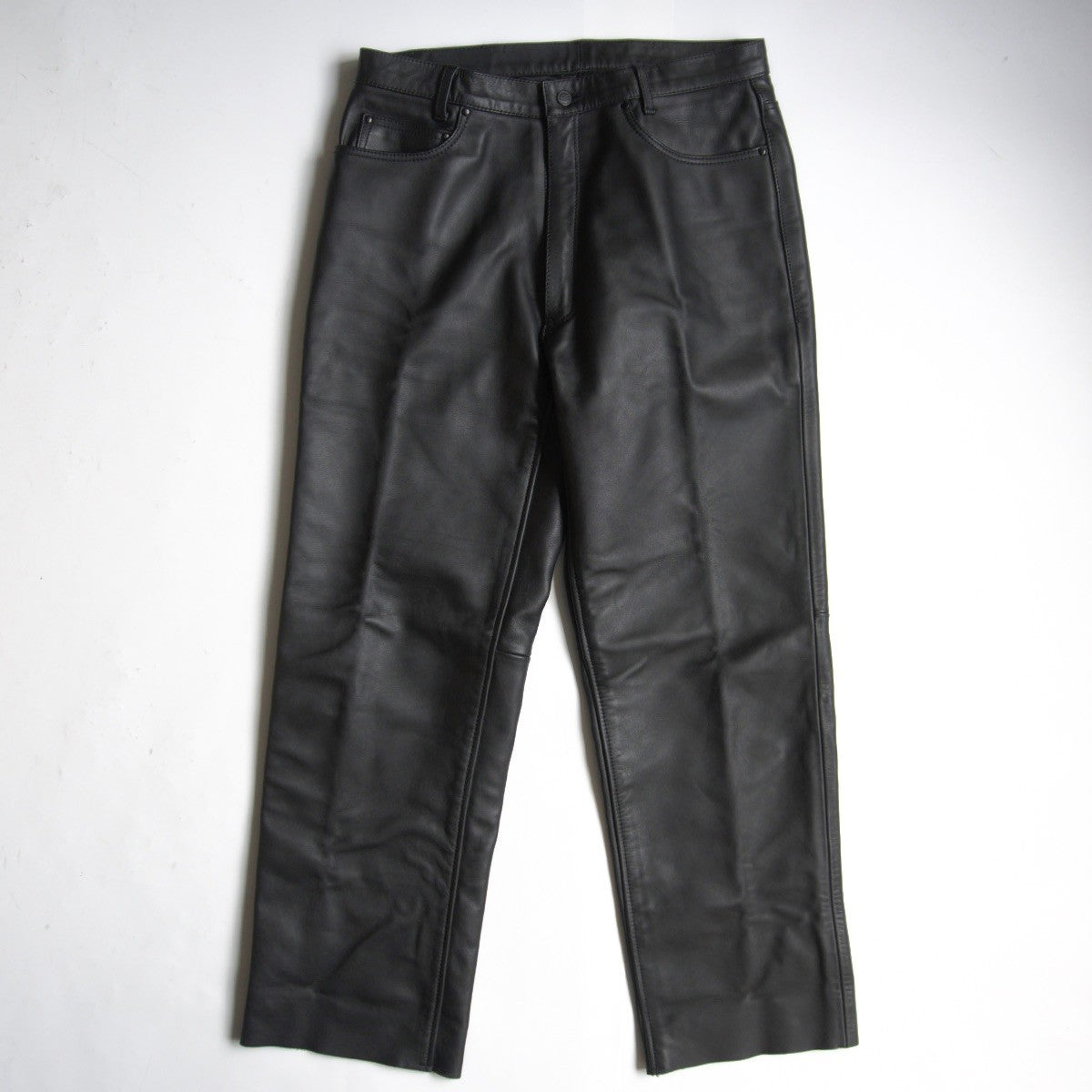 Kadoya Leather Pants Black Size 36