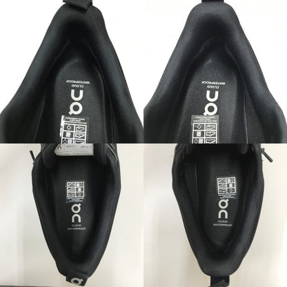 On Cloud 6 Waterproof Black Sneakers Size 26.5