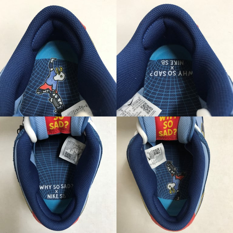 NIKE x Why So Sad? SB Dunk Low Premium Sneakers Size 27