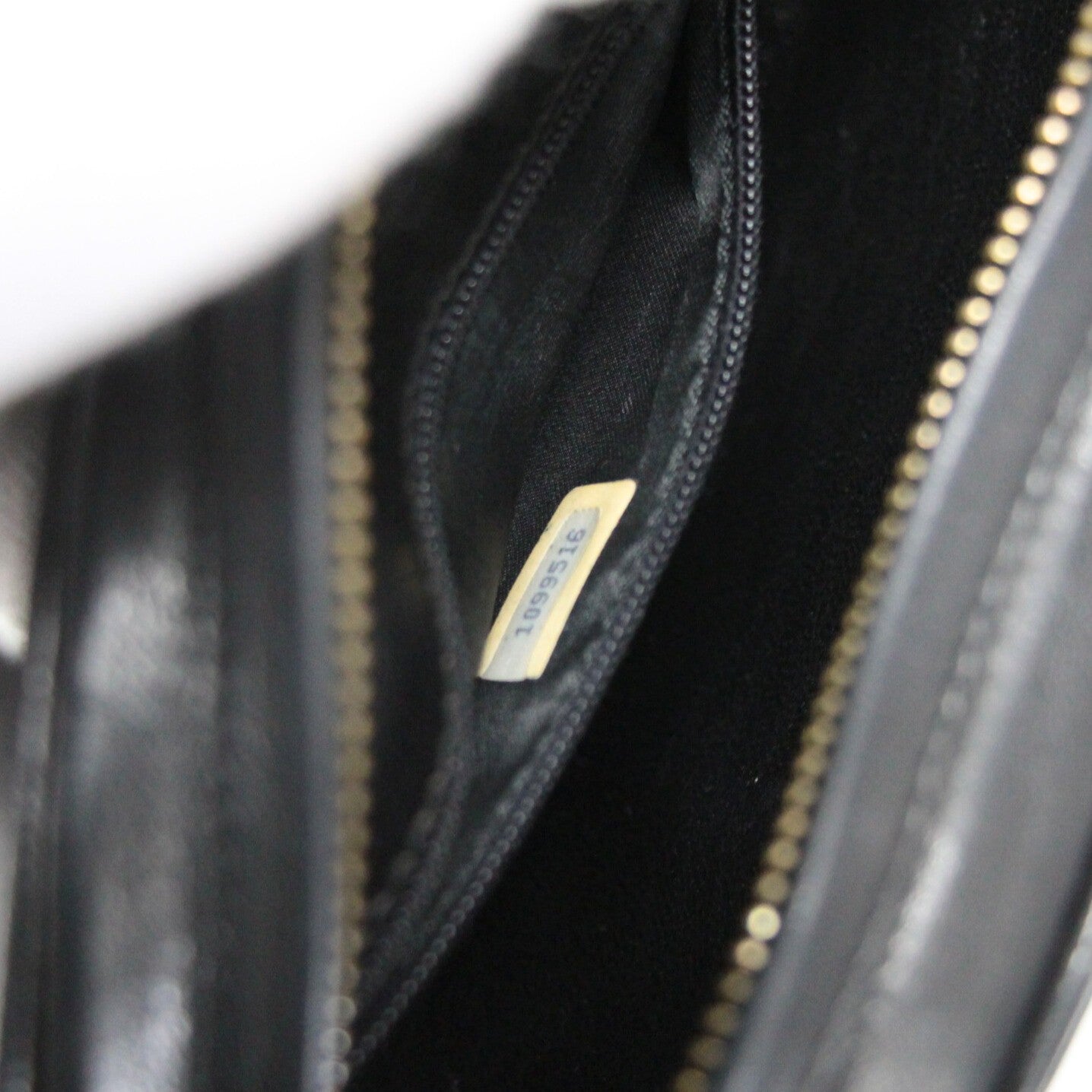 CHANEL Vintage Big Coco Mark Fringe Bag Black Size ONE SIZE