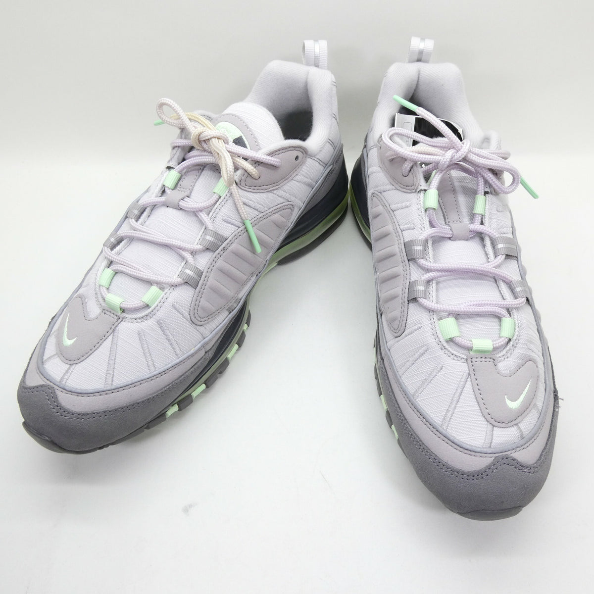 NIKE AIR MAX 98 Vast Grey Fresh Mint Sneakers Size 10