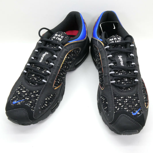 Supreme x NIKE Air Max Tailwind IV/S Sneakers Black Size 10