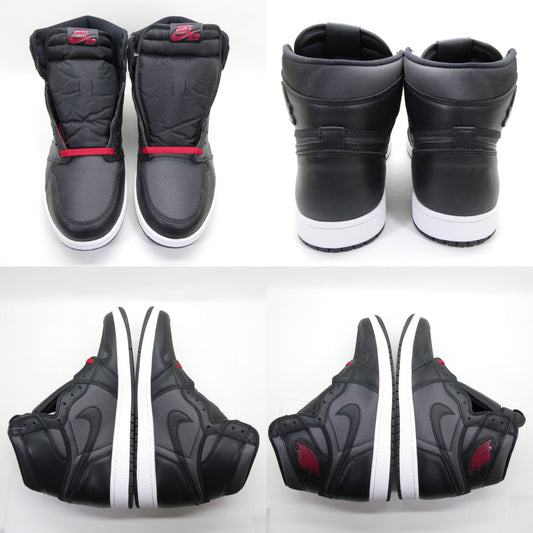 NIKE AIR JORDAN 1 Retro High OG Black Red White Sneakers Size 11.5
