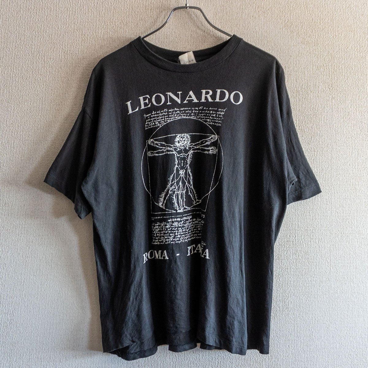 LEONARDO DA VINCI Tee 90S LEONARDO DA VINCI Tee T-Shirt Size L