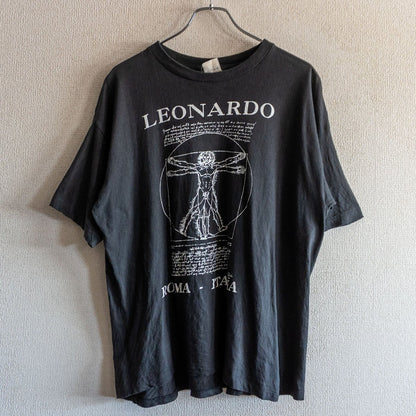 LEONARDO DA VINCI Tee 90S LEONARDO DA VINCI Tee T-Shirt Size L