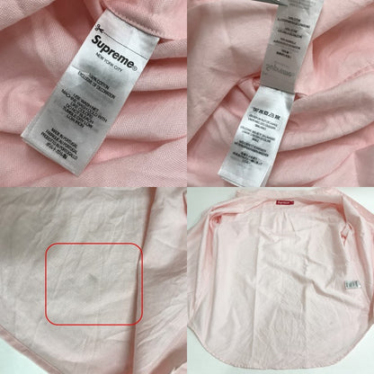 Supreme Loose Fit S/S Oxford Shirt Pink Size S