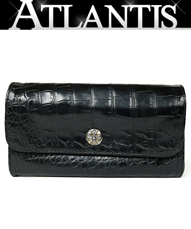 CHROME HEARTS JUDY Alligator Cross Button Size ONE SIZE