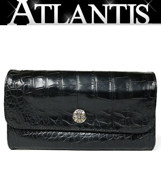 CHROME HEARTS JUDY Alligator Cross Button Size ONE SIZE