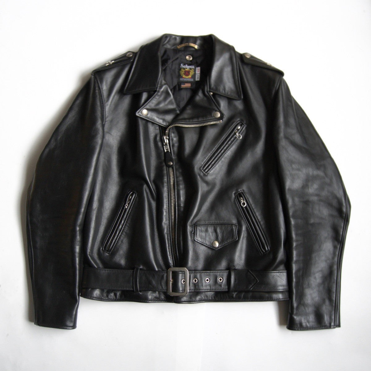 Schott Horsehide One-Star Double Rider Riders Jacket Size 44