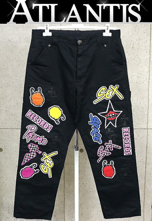 CHROME HEARTS PPO Matty Boy Carpenter Pants Black Size 32