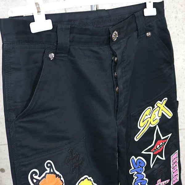 CHROME HEARTS PPO Matty Boy Carpenter Pants Black Size 32