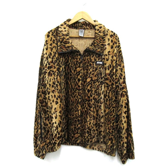 Myne FW18 Leopard Blouson Jacket Brown Size M